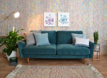 Introducing Snug Shack - The UK's First 'Sofa in a Box' Brand - Teal Sofa