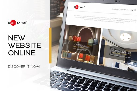 New Contardi Lighting Website Launch New Contardi Lighting Website Launch
