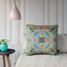 ZELLANDINE 'AQUA' CUSHION