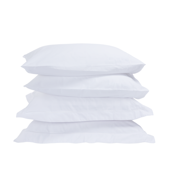 Soak&Sleep 500TC Egyptian Cotton Pillowcases - White - 4 Pack Soak&Sleep 500TC Egyptian Cotton Pillowcases - White - 4 Pack