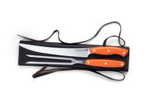 Savernake Knives Carving Set Duo (Savernake Oranged), £350.00, www.savernakeknives.co.uk
