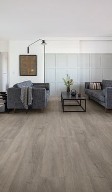 Capture, Patina Oak Grey laminate floor from £35.49 per m2, Quick-Step, quick-step.co.uk