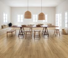 Capture, Brushed Oak Warm Natural laminate floor fro £35.49 per m2, Quick-Step, quick-step.co.uk