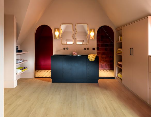 Capture, Brushed Oak Natural laminate floor from £35.49 per m2 Quick-Step, quick-step.co.uk