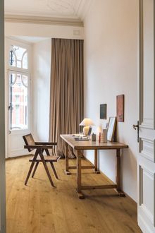 Amato, Sunrise Oak Extra Matt real wood floor from £59.99 per m2, Quick-Step, quick-step.co.uk