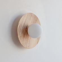 Cara Wall Light in Spalted Beech from £238 Spark & Bell, sparkandbell.com