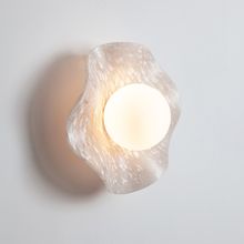 Florence wall light in Jewel Recycled Plastic, Oyster, £159, sparkandbell.com