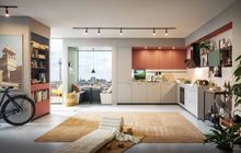 Schüller’s Matera range featuring new shade, Orient Red. For more information, contact InHouse Inspired Room Design on 01434 400070 or visit www.inhouseltd.co.uk. German kitchens by InHouse Inspired Room Designs.