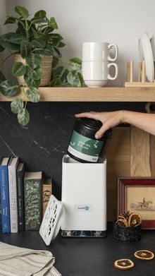 ScentAir Whisper HOME Diffuser & Whisper HOME White Tea & Thyme fragrance cartridge
