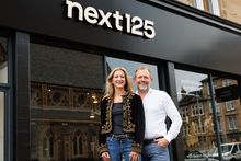 Susan and Gideon Robinson outside next125 Glasgow, the UK’s first next125 concept store. 