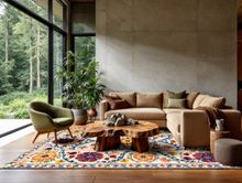 Antiquarian collection, Suzani, 9728 Origine from £399 (140 x 200cm) Louis De Poortere, louisdepoortere.com