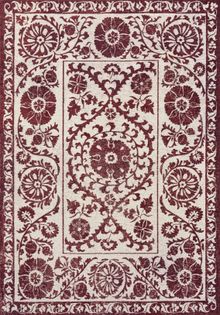 Antiquarian collection, Suzani, 9734 Zephyr from £399 (140 x 200cm) Louis De Poortere, louisdepoortere.com