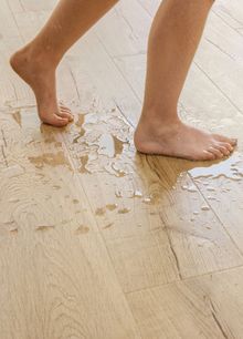 Impressive, Classic Oak Beige laminate (IM1847) from £29.99 per m2, Quick-Step, quick-step.co.uk