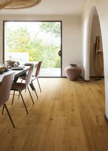 Sunrise Oak Extra Matt (CAL7449), Cala real wood collection from £82.49 per m2 Quick-Step, quick-step.co.uk