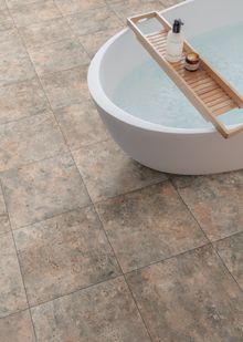 Corten 563 from the Novus collection from £22 per m2, LeoLine, leoline.com