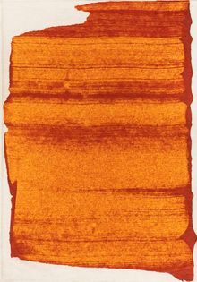 2061 Brush Orange, Brush collection from £175 (80 x 150cm), Louis De Poortere, louisdepoortere.be