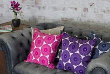 Button cushions by Laura Egbi at Graduate Collection