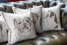 'Cherry Hog' cushions by Amy Brocklehurst at Graduate Collection