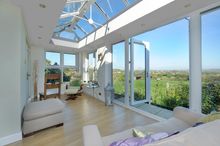 Livin Room Orangery patio doors