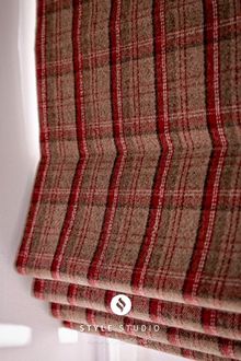 Elgin Cranberry Roman Blind