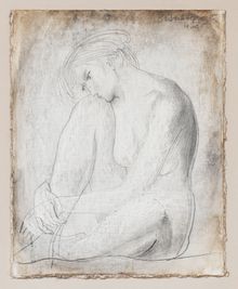 Seated Girl by Barbara Hepworth, sold for £206,500 against as estimate of £30,000-40,000