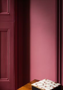 Wall: Rhubarb 376 – Pure Flat Emulsion Door: Rhubarb 376 – Architects’ Eggshell