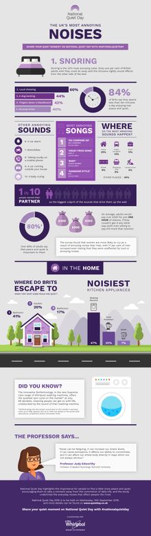 National Quiet Day infographic  - full