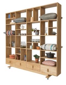 Luca shelving unit in oak