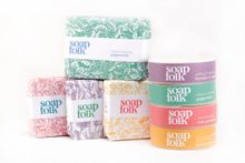 Soap Folk Soap Collection £4.95 for gift wrapped soaps and £3.50 for Round Soaps