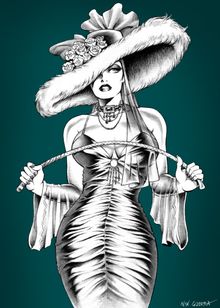 Coco Von Sade Art Print by Nik Guerra