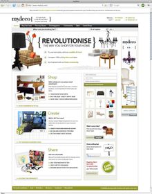 Mydeco.com Homepage
