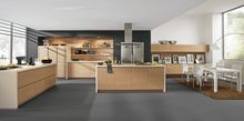 This open plan kitchen diner is perfect for families and couples that like to entertain. Available in wild oak and carbon oak ve