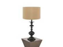 Add simple style with this wooden Aimbry Rococo table lamp