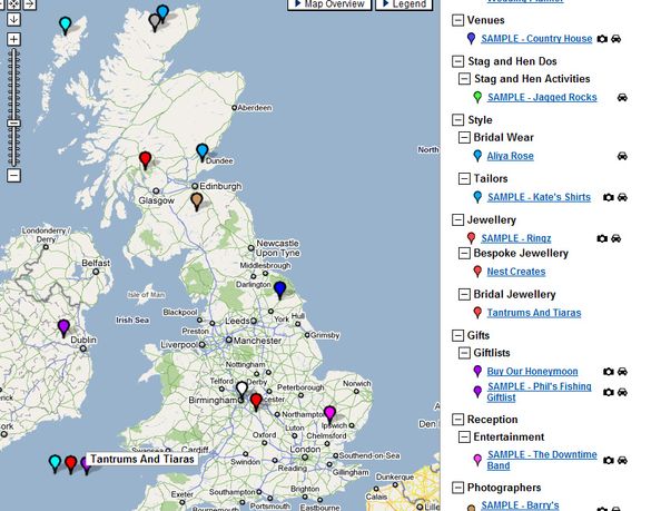 Suppliers Map
