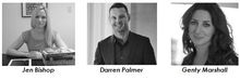 Jen Bishop, Darren Palmer, Genty Marshall