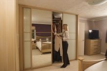 Ferrara Oak Swan Systems Sliding Wardrobe Doors