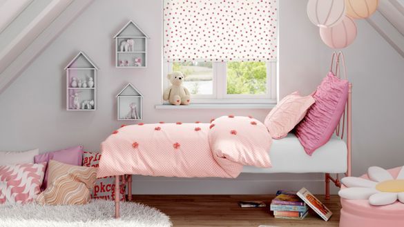 Blinds2go_2004552_EmmaBridgewaterPolkaDotPinkrolle