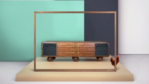 Galinha Sideboard by André Teoman for Johema from Associative Design_The Best of Portugal at London Design Fair