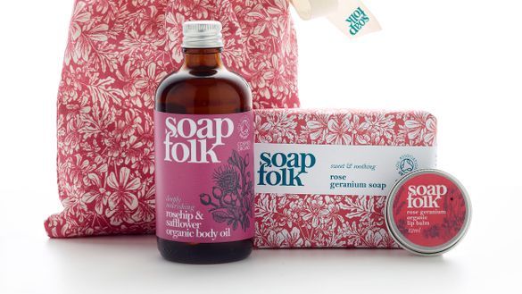Soap Folk Organic Rose Geranium Collection £34
