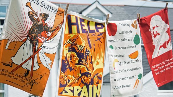 Politically inspired tea towels from Radical Tea Towel Politically inspired tea towels from Radical Tea Towel